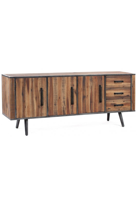 Rustic Skandy Large Metal Sideboard 1900