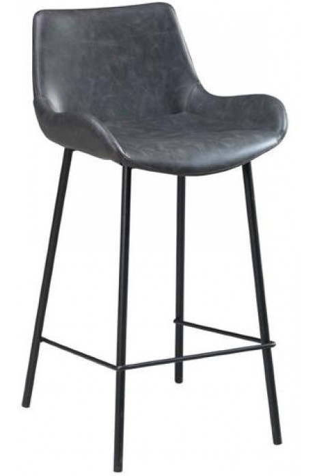 Vintage Bar Stool - Grey