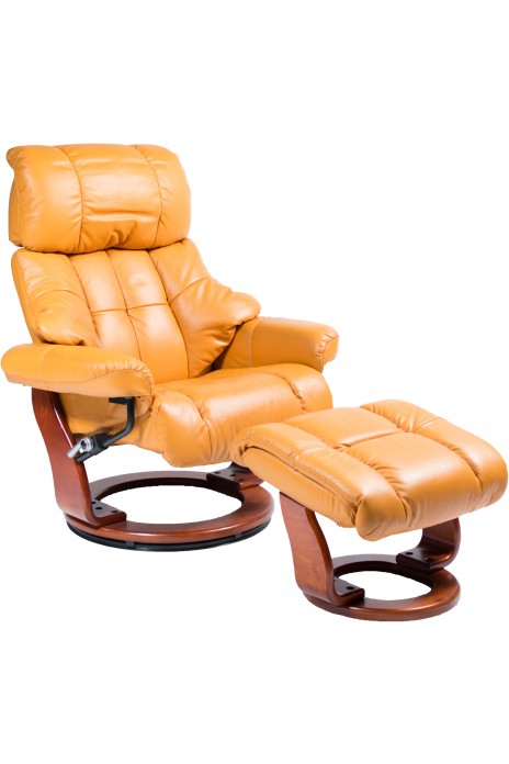 Regal Stress-Free Recliner - Orange